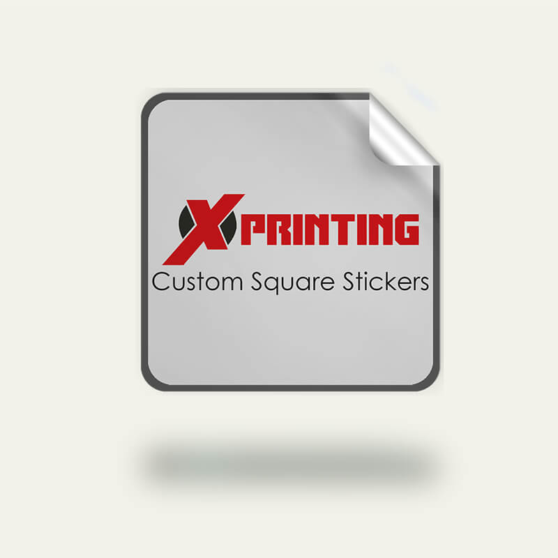 Custom Square Stickers Xprinting